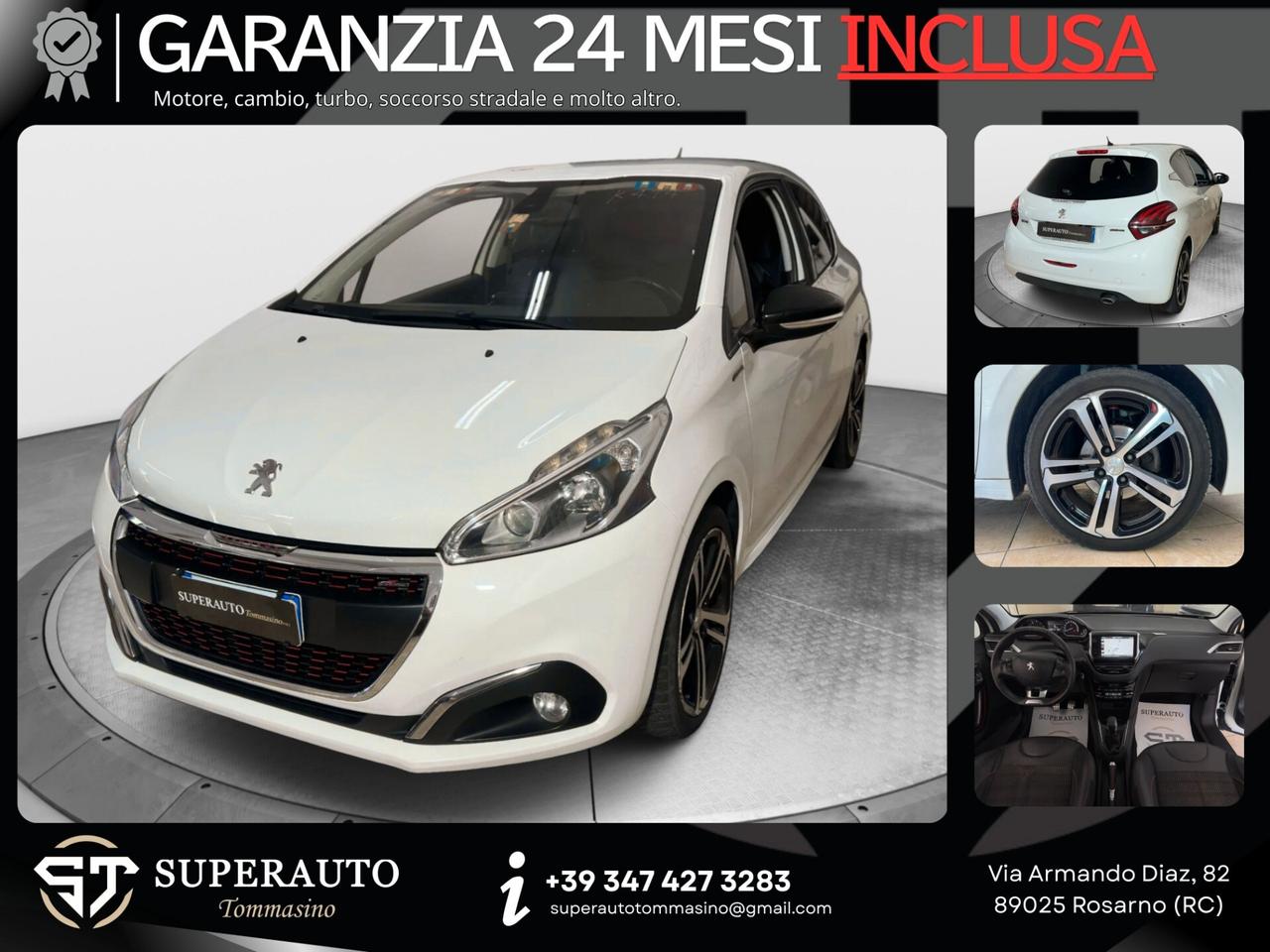 Peugeot 208 BlueHDi 100 3 porte GT Line GARANTITA