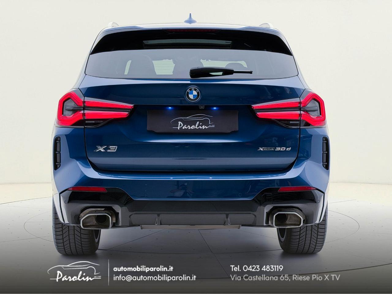 BMW X3 xDrive30d mhev 48V MSport Tetto-Pelle-ACC-360°