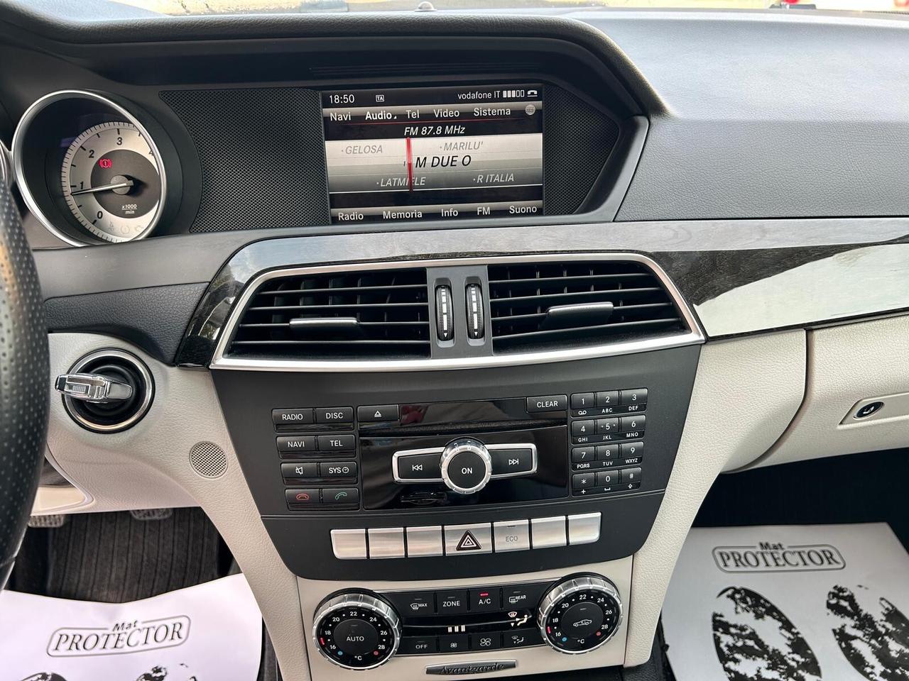 MERCEDES C220 170CV AVANTGARDE CERTIFICATA UNICO