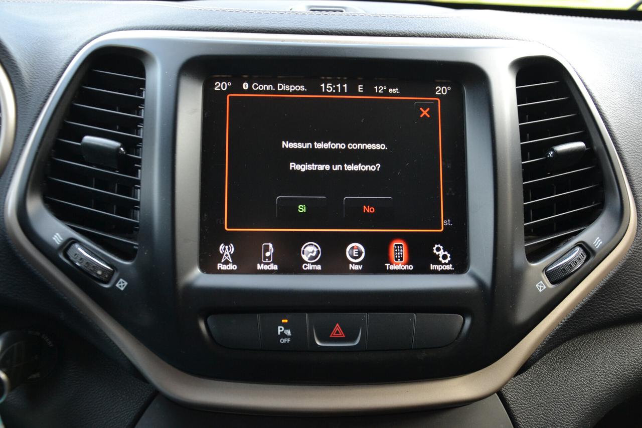 Jeep Cherokee 2.0 Mjt 170CV 4WD AUTOM.+ NAVI+PDC+LED+TEL+PRIVACY