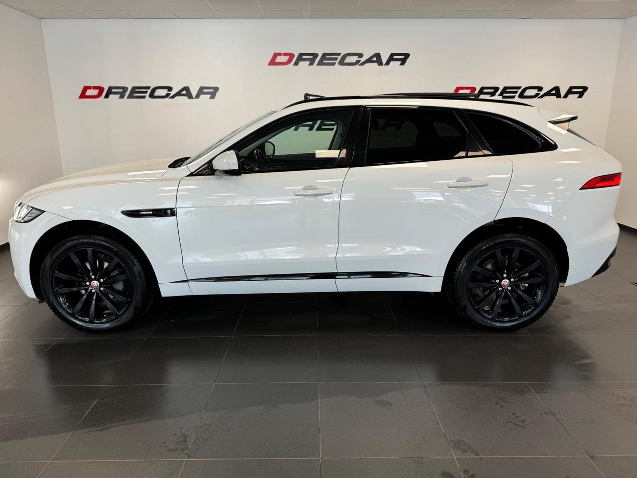 Jaguar F-Pace 2.0 D 180 CV AWD aut. R-Sport BLACK PACK TETTO 20"