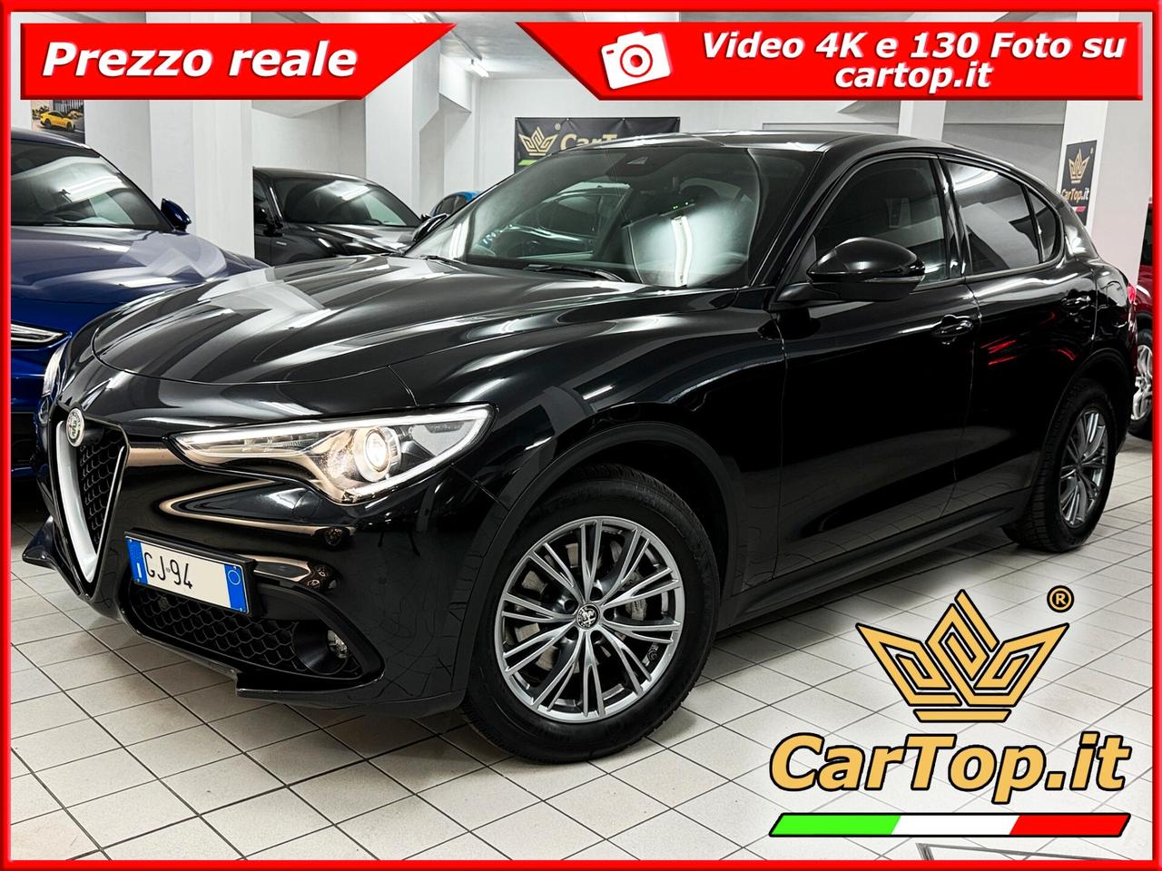Alfa Romeo Stelvio 2.2 TD 160 CV AUTOCARRO N1 SUPER BUSINESS DISTRIBUZIONE ESEGUITA CERCHI 18" 5 POSTI IVA INCLUSA