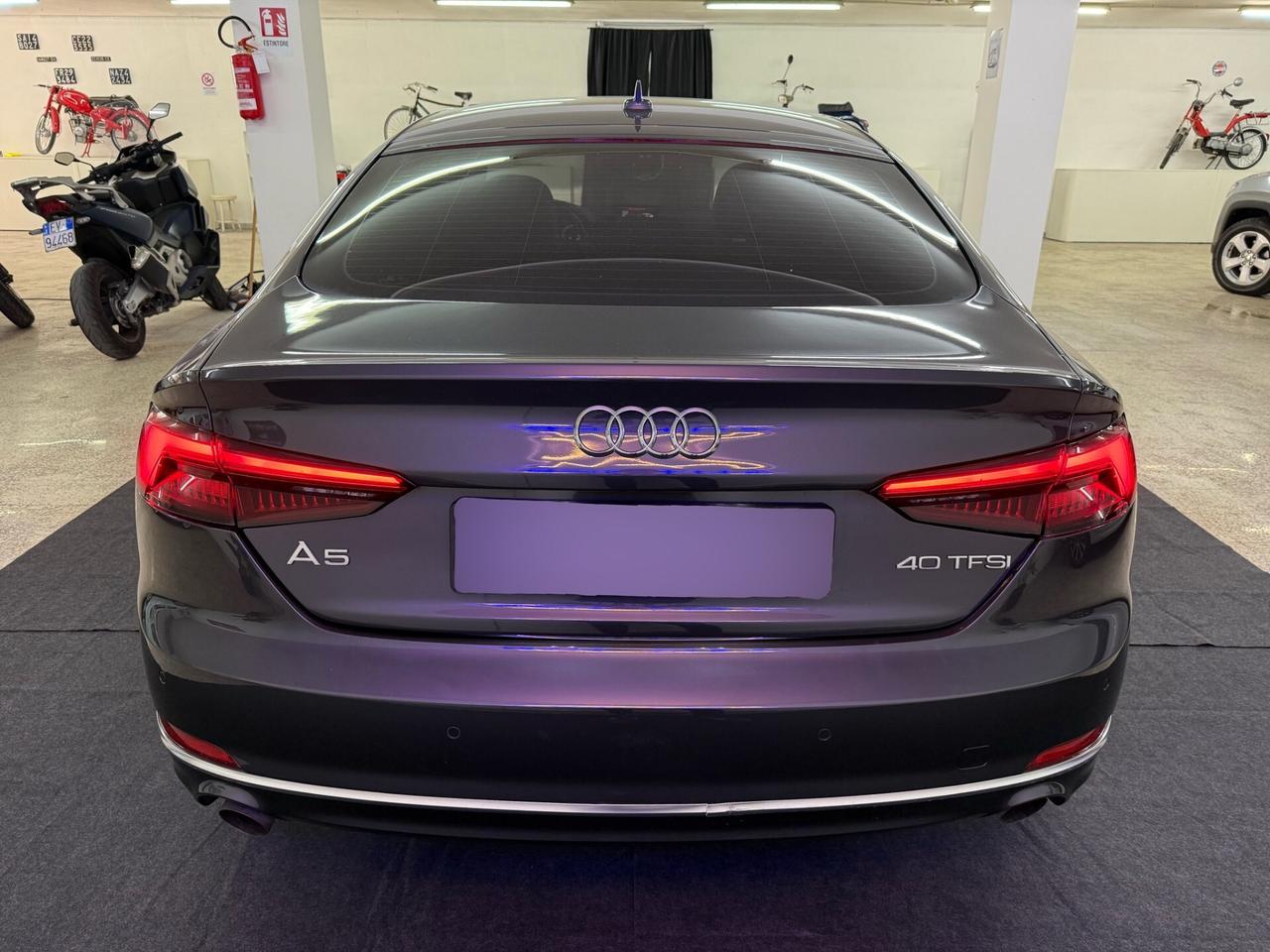 AUDI A5 2019 Sportback 40 TFSI 2.0 benzina 190cv