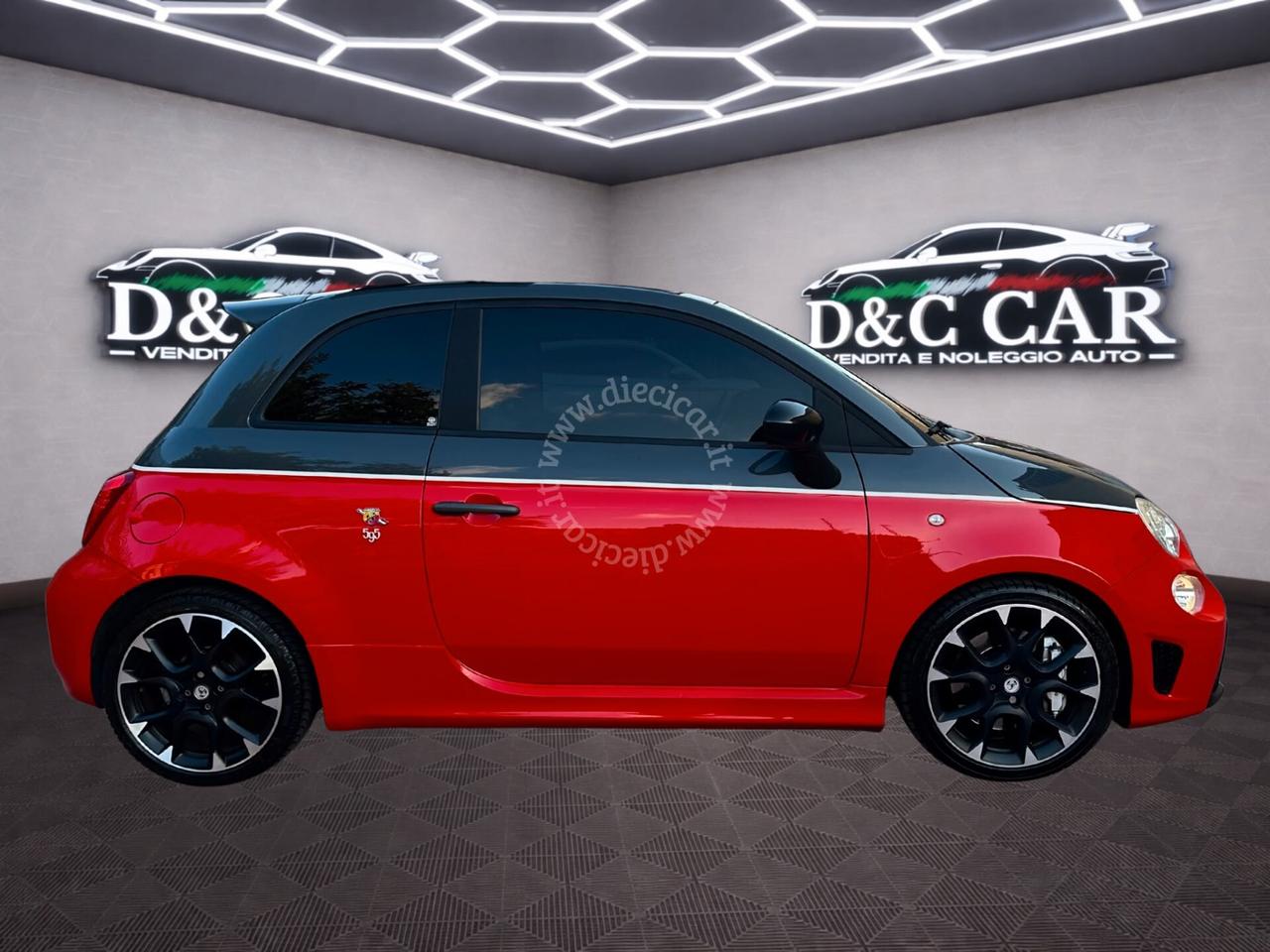 Abarth 595 1.4 Turbo T-Jet 180 CV MTA Competizione TETTO XENO PDC AUDIO BEATZ ANTIFURTO PELLE TAGLIANDI UFFICIALI