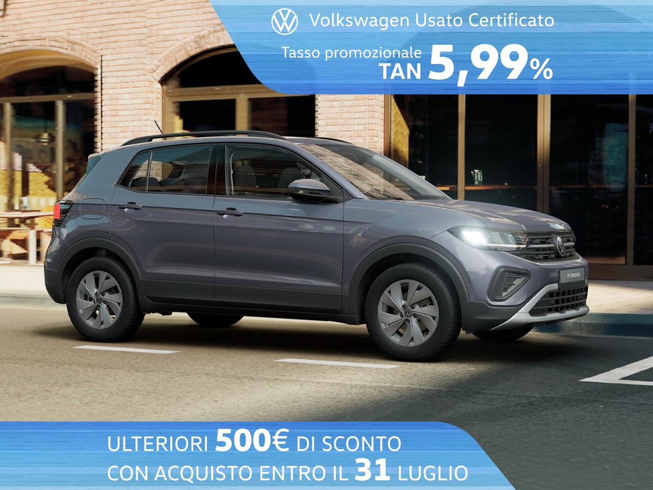 Volkswagen T-Cross 1.0 tsi life 115cv dsg