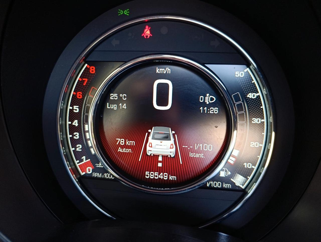 Abarth 595 C 1.4 Turbo T-Jet 160 CV Pista Cabriolet