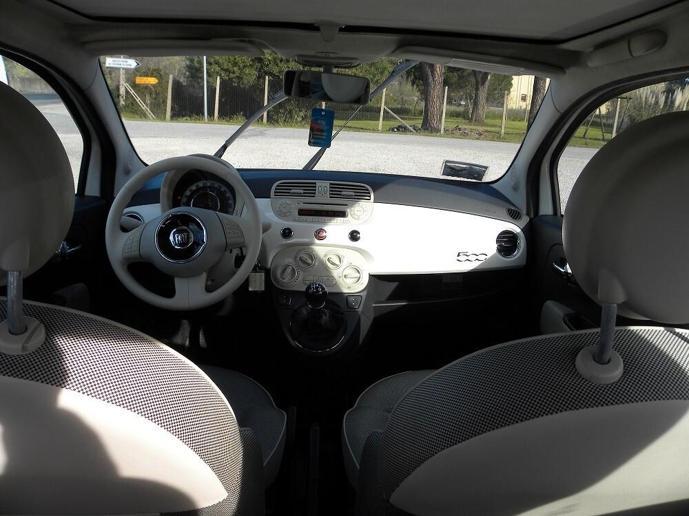 Fiat 500 1.2 Sport NEO PATENTATI, CERCHI, CLIMA, FARETTI, MULTIFUNZIONE TETTINO