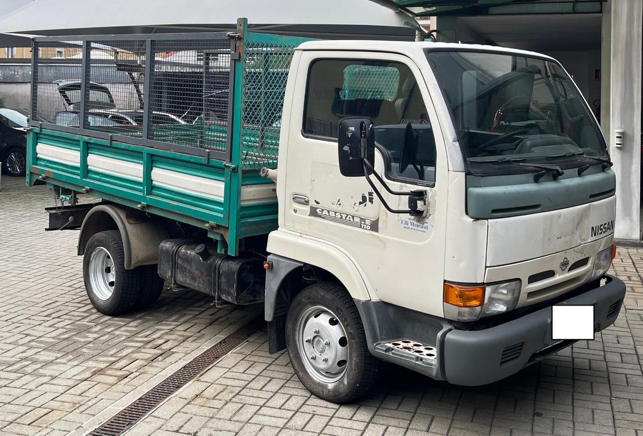 NISSAN CABSTAR 3.0 TDi - AUTOCARRO 3 POSTI - CASSONE RIBALTABILE TRILATERALE - PORTATA 1.300 KG