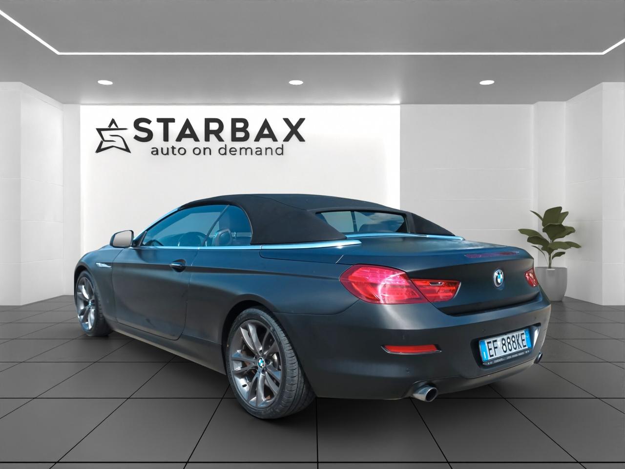 Bmw 640i Cabrio Futura Head Up display Interni in pelle FULL