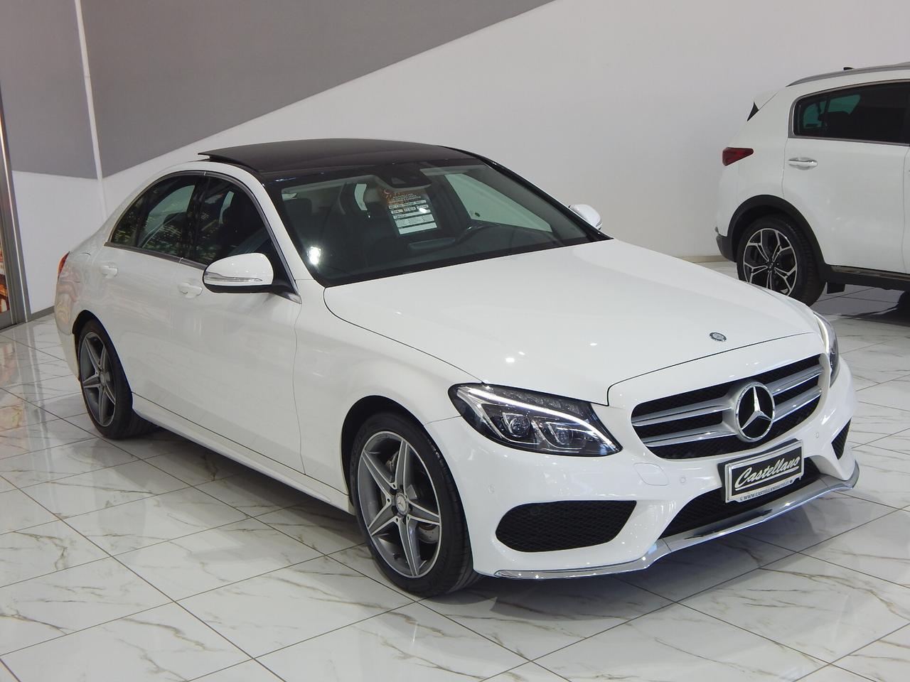 Mercedes-Benz C 220 d Premium AMG Aut. TETTO-NAVI-PELLE-PARK-XENON-LED