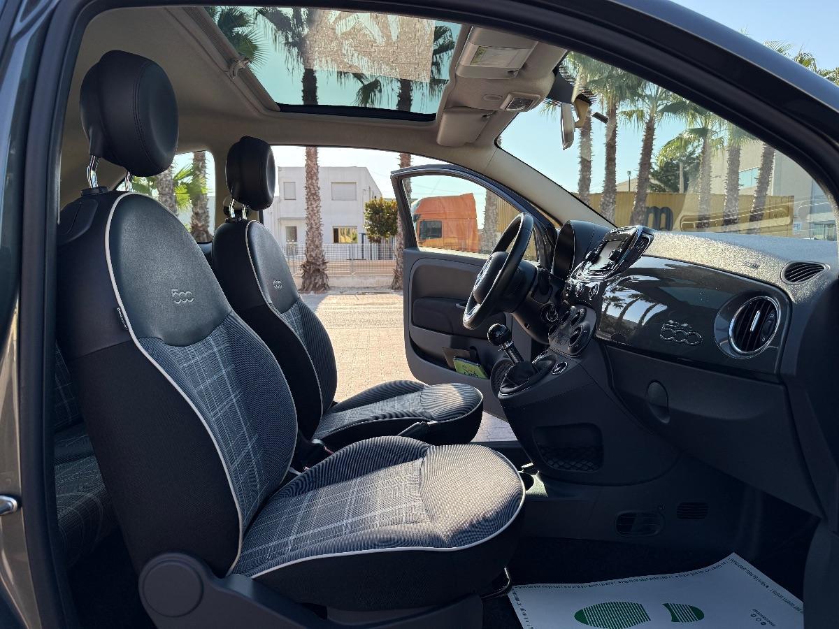 FIAT - 500 - 1.2 Lounge Restyling Tetto Panoramico;