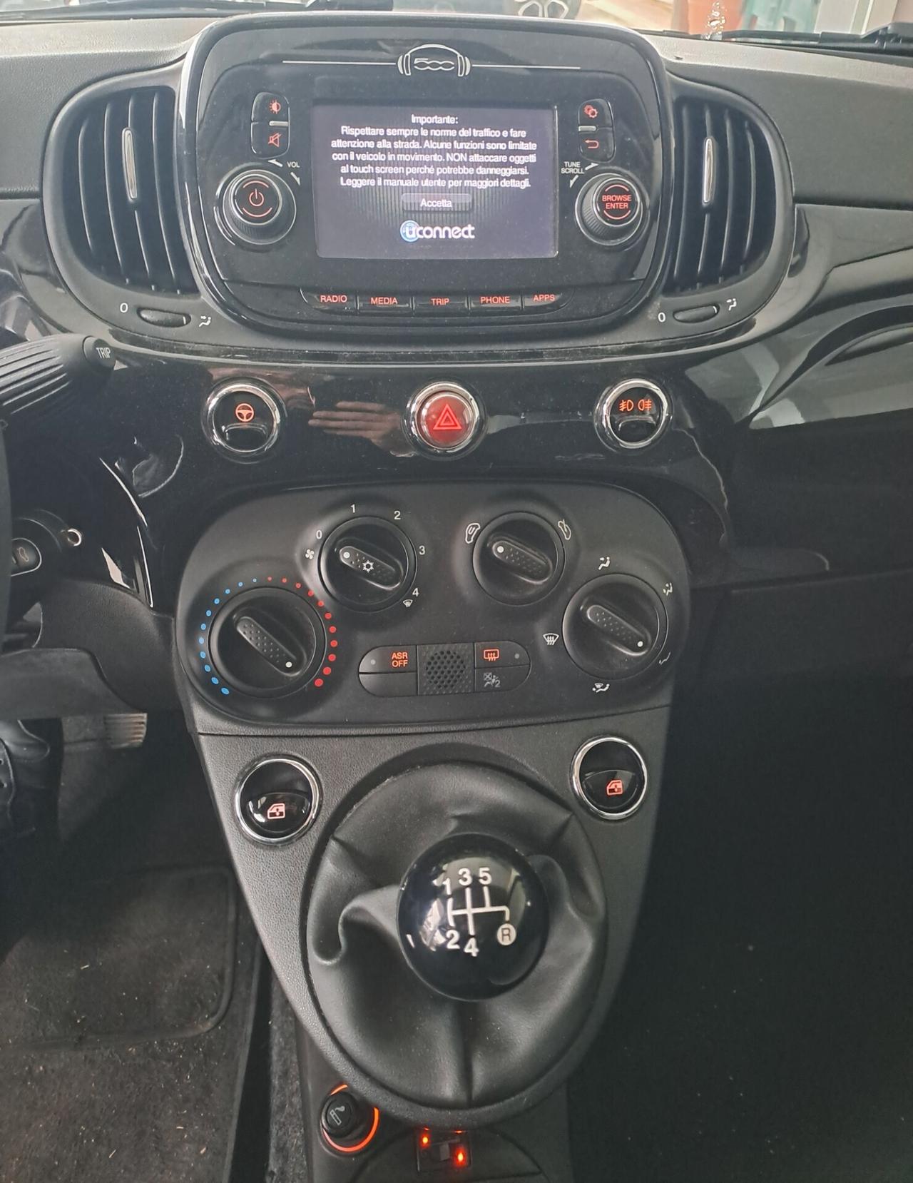 Fiat 500 1.2 EasyPower Lounge km 58489 anno 2018