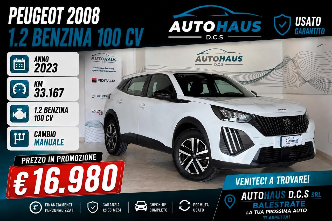 Peugeot 2008 Modello 24 - 1.2 Benzina Telecamera Navi