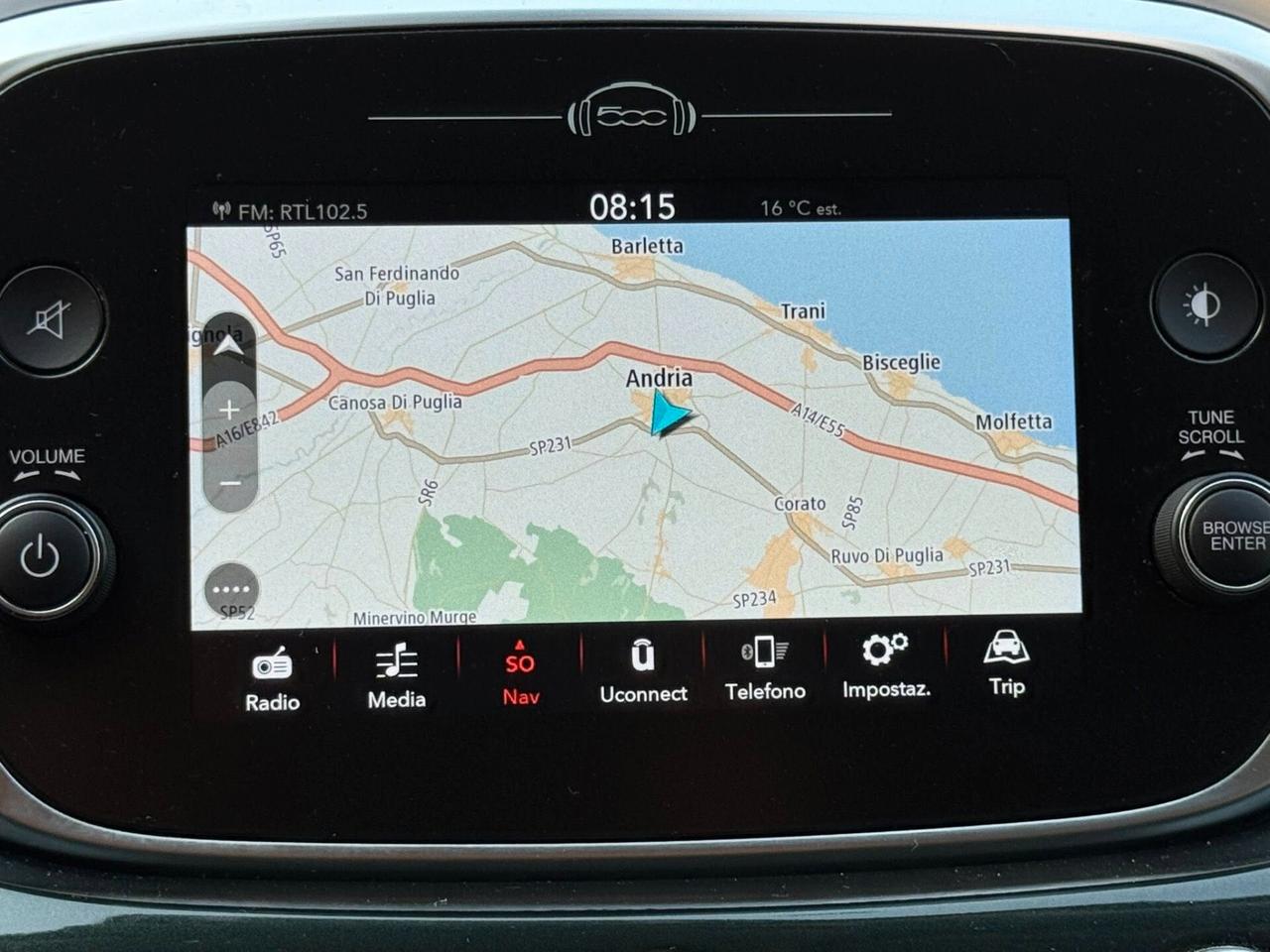 FIAT 500X CROSS 1.6 MJ 120 CV. E6 NAVI+CERCHI+RETROCAMERA