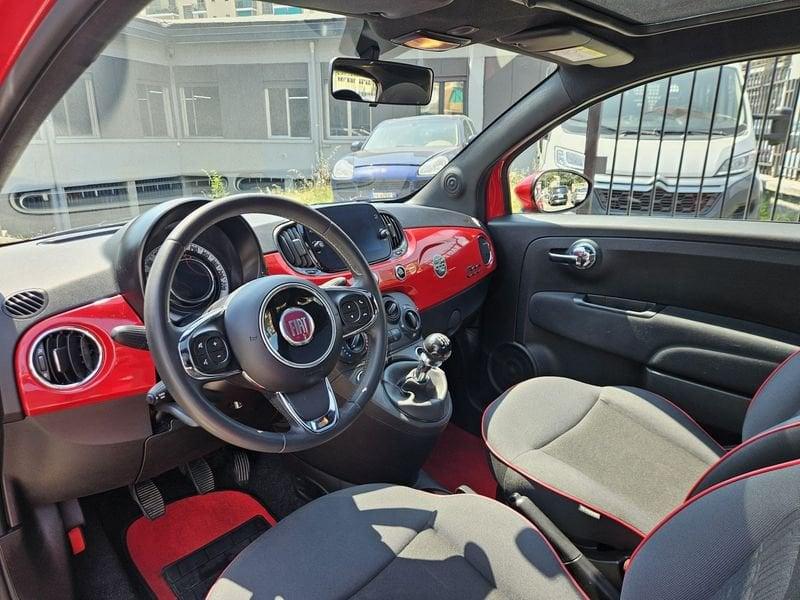 FIAT 500 Hybrid 1.0 70cv Ibrido Red