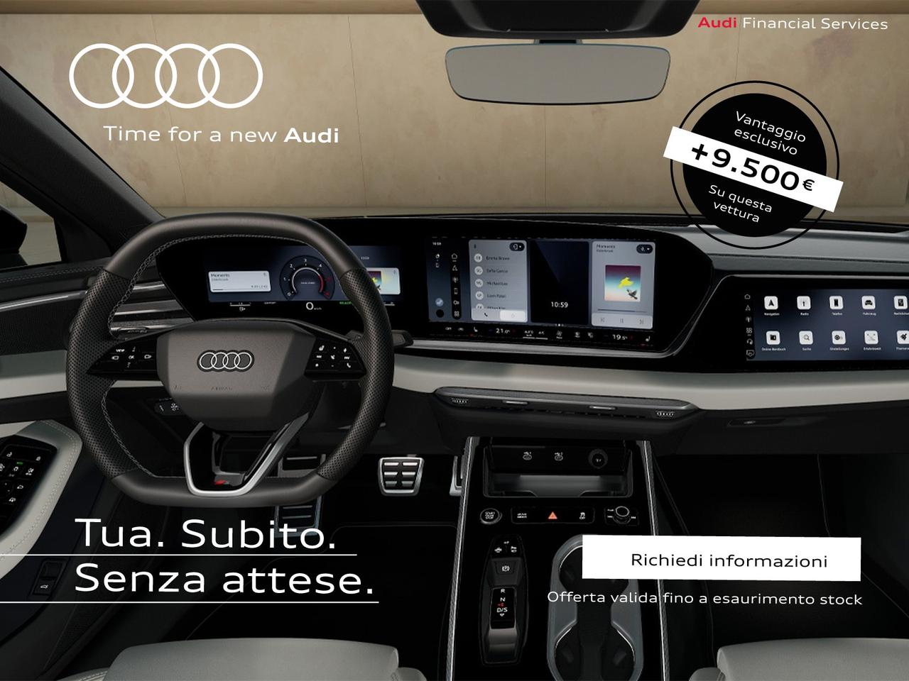 Audi A6 2.0 tdi mhev + s line edition quattro 204cv s-tronic
