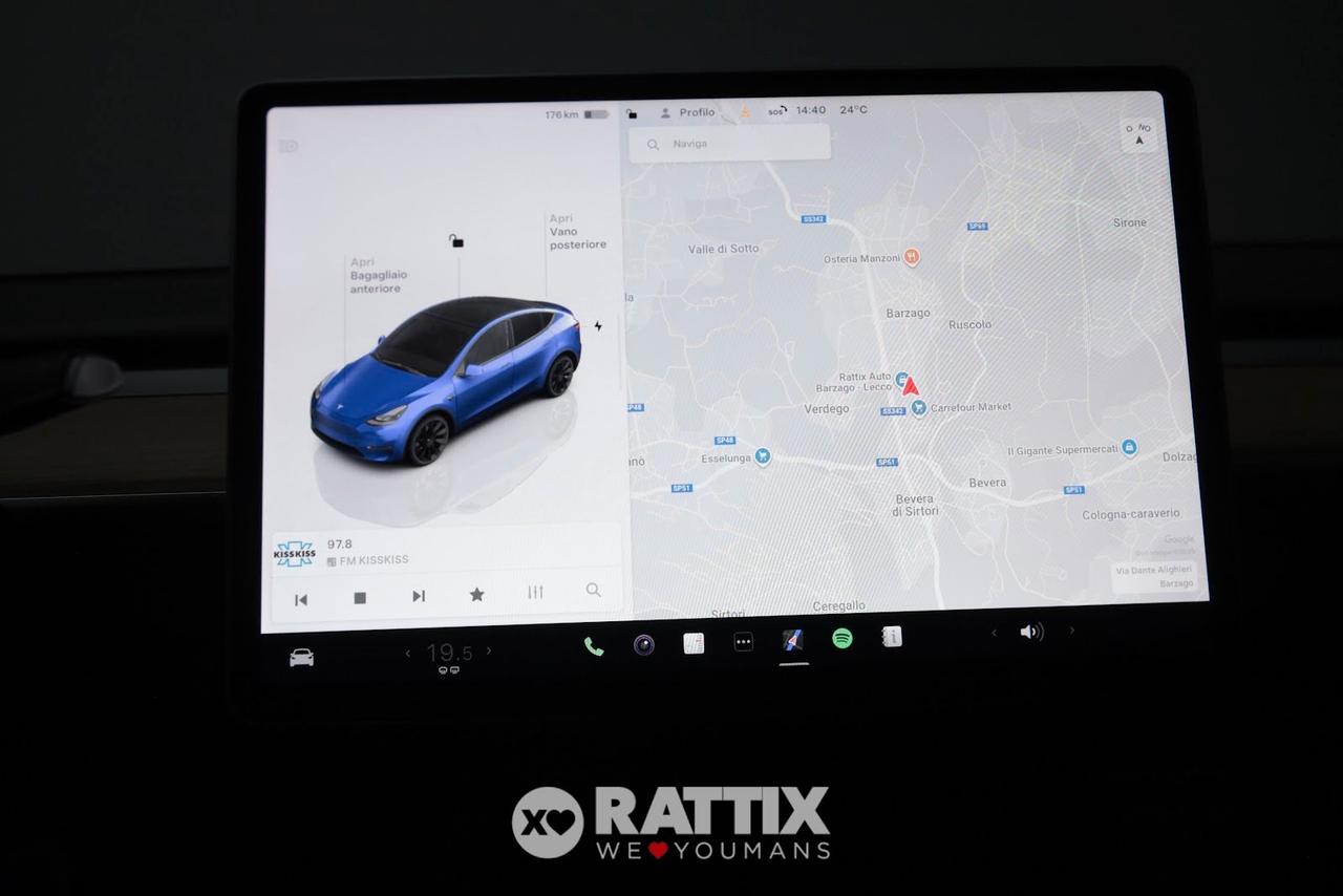 Tesla Model Y motore elettrico 153kW Long Range Dual Motor AWD + tetto panoramico