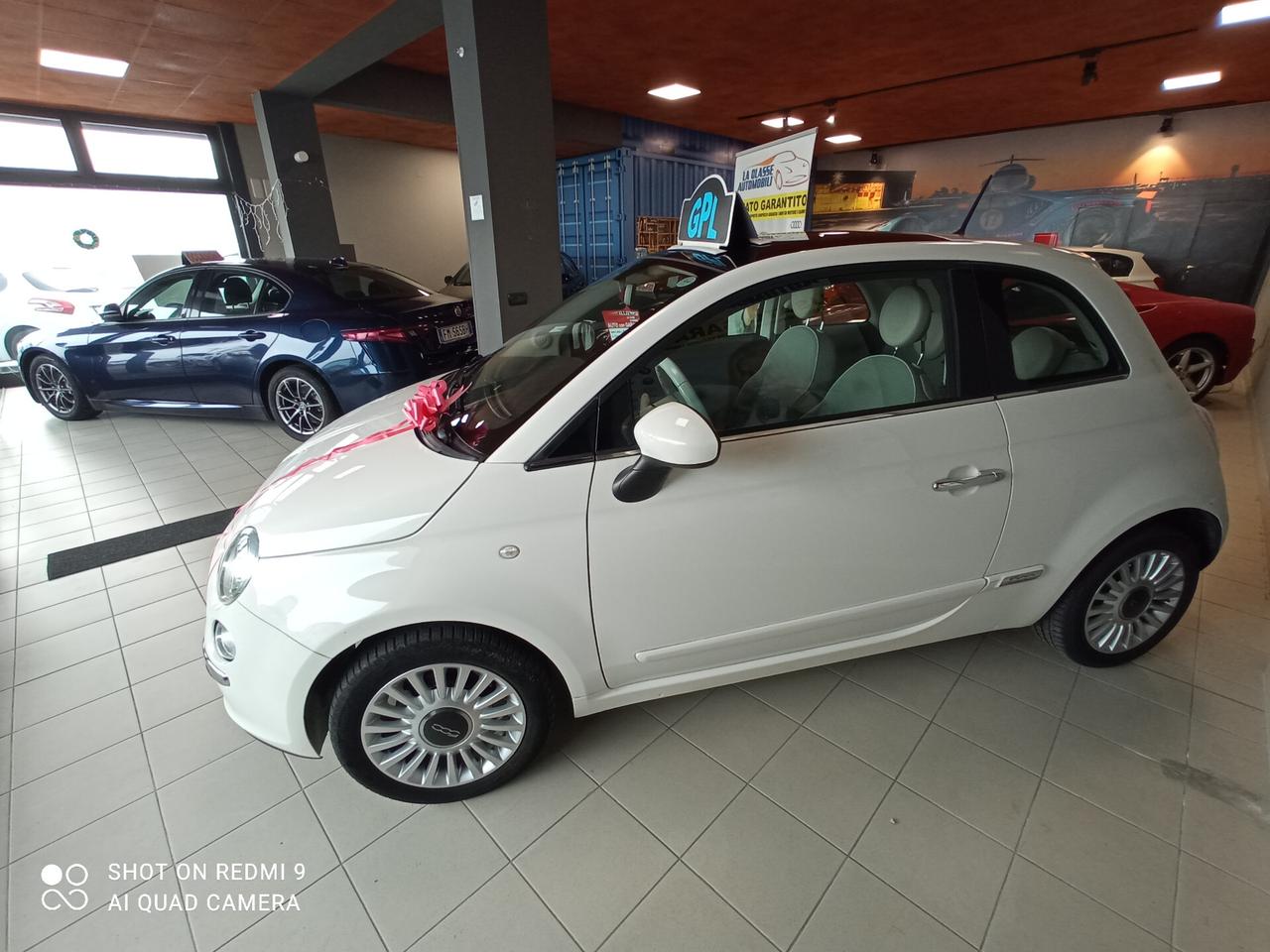 Fiat 500 1.2 Lounge 51KW GPL 3P TETTO PANORAMICO