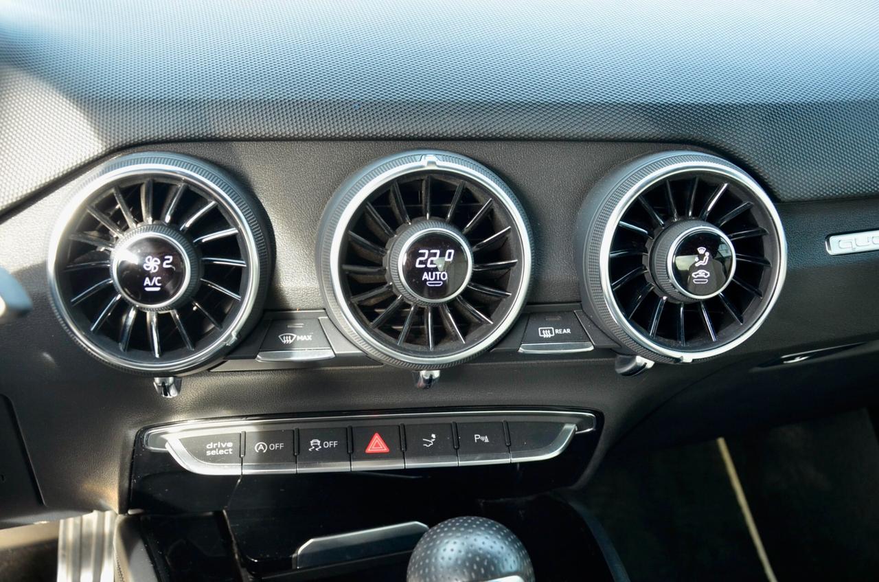 AUDI TTS COUPE 2.0 TFSI QUATTRO 310cv S-TRONIC, SERVICE AUDI, EURO 6B, FARI FULL LED, AUDI EXCLUSIVE, RETROCAMERA, PERMUTE