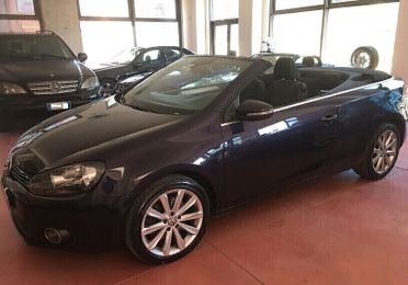 VOLKSWAGEN GOLF CABRIO serie 6 BLUEMOTION LED Diesel 2.0 CV 140 Km 168.487 garanzia 12 mesi
