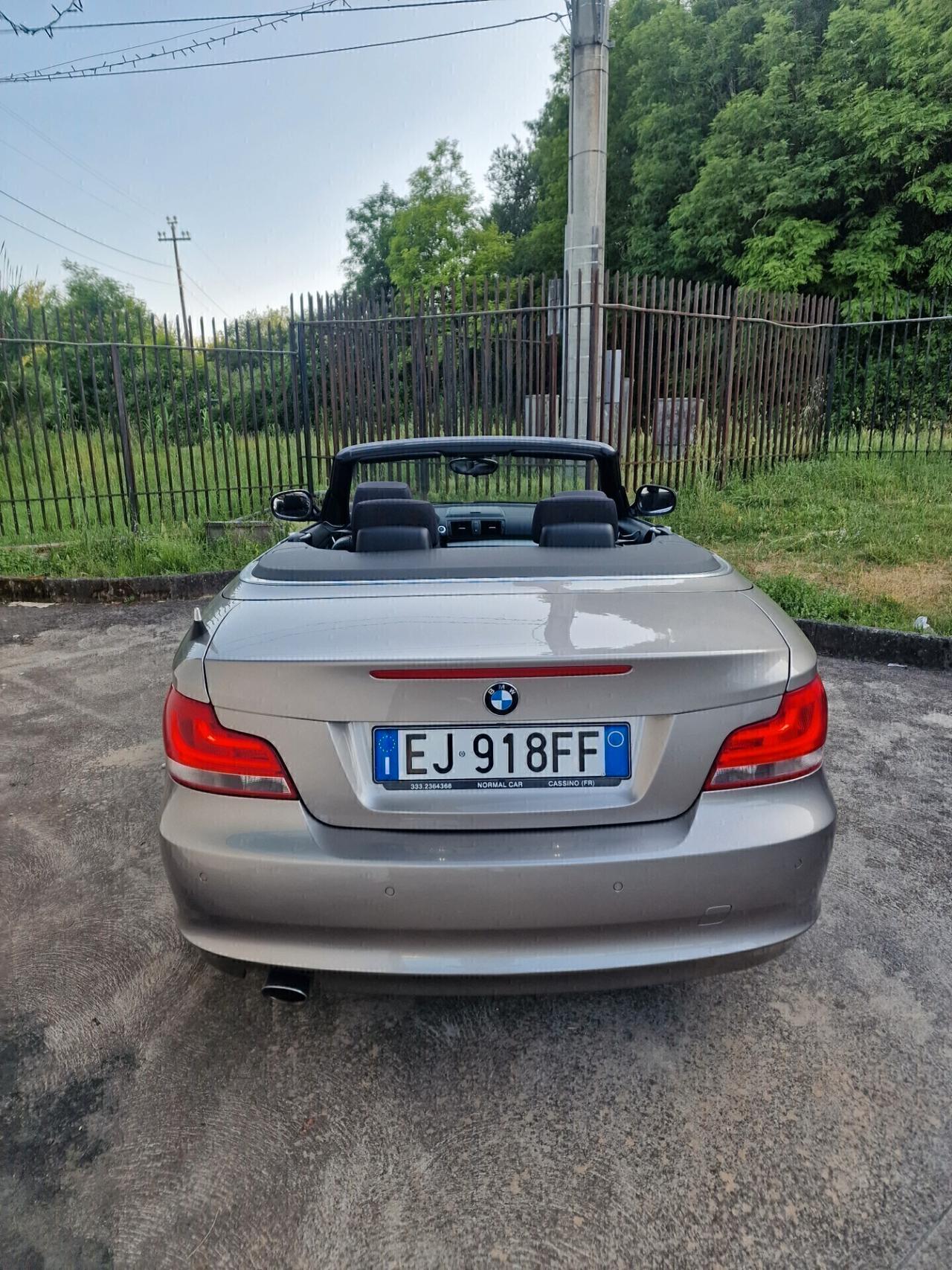 Bmw 118d 2.0 143CV Cabrio Futura "Tagliandi Bmw"