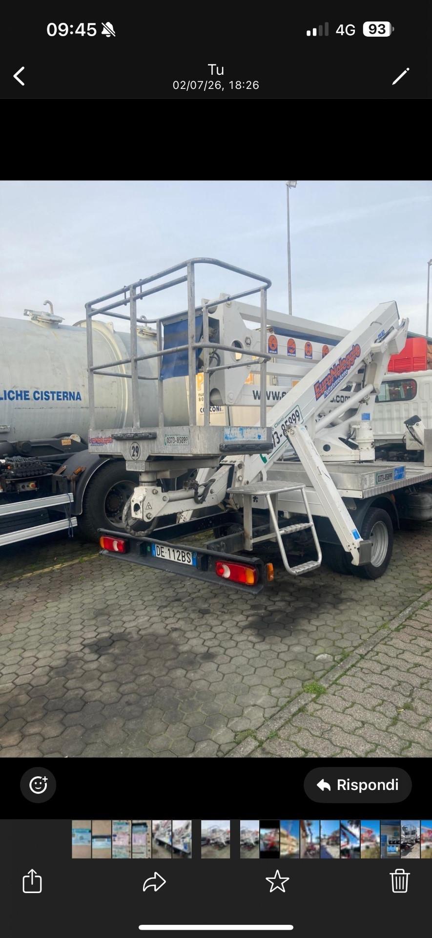 Nissan cabstar piattaforma aerea Cte 20 metri