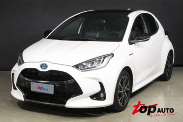 Toyota YARIS HYBRID LOUNGE AUTO TETTO PANORAMA PELLE CAMERA LED SOLO 45.000KM ANCHE GUIDABILE DA NEOPATENTATI