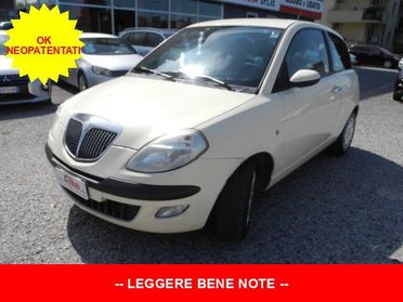 LANCIA Ypsilon 1.2 16v Oro - Ok NEOPATENTATI - UNICO PROPRIETARIO