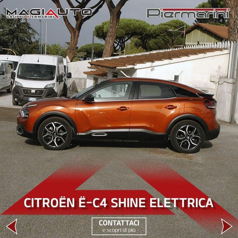 Citroën e-C4 motore elettrico 136 CV Shine