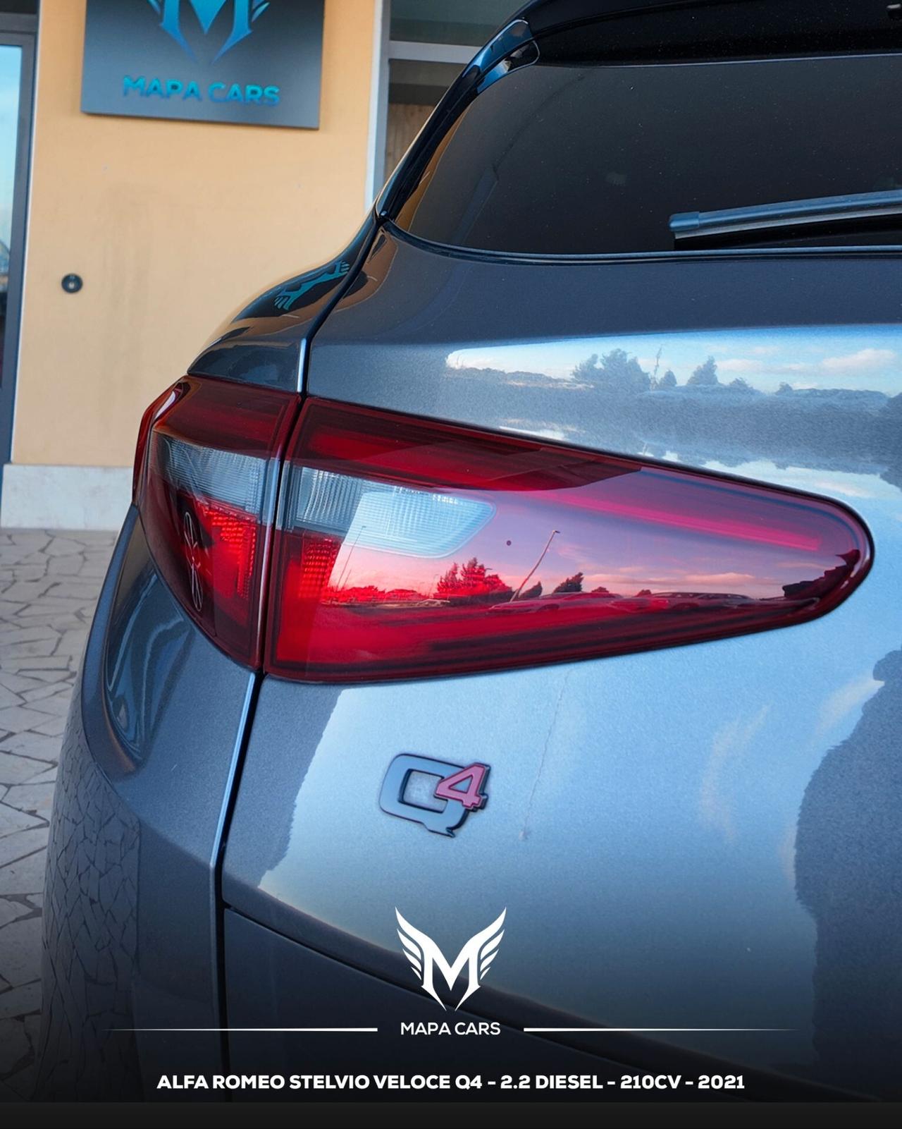 Alfa Romeo Stelvio 2.2 Turbodiesel 210 CV AT8 Q4 Veloce