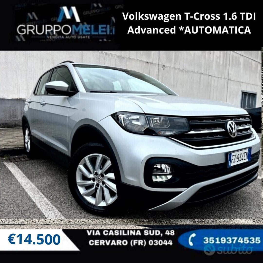 Volkswagen T-Cross 1.6 TDI Advanced *AUTOMATICA