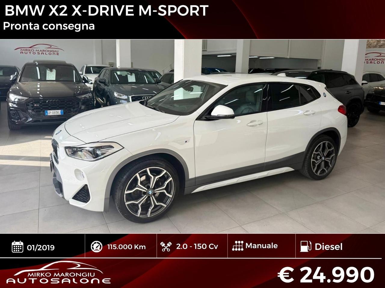 Bmw X2 M SPORT X Drive 18d FINANZIABILE