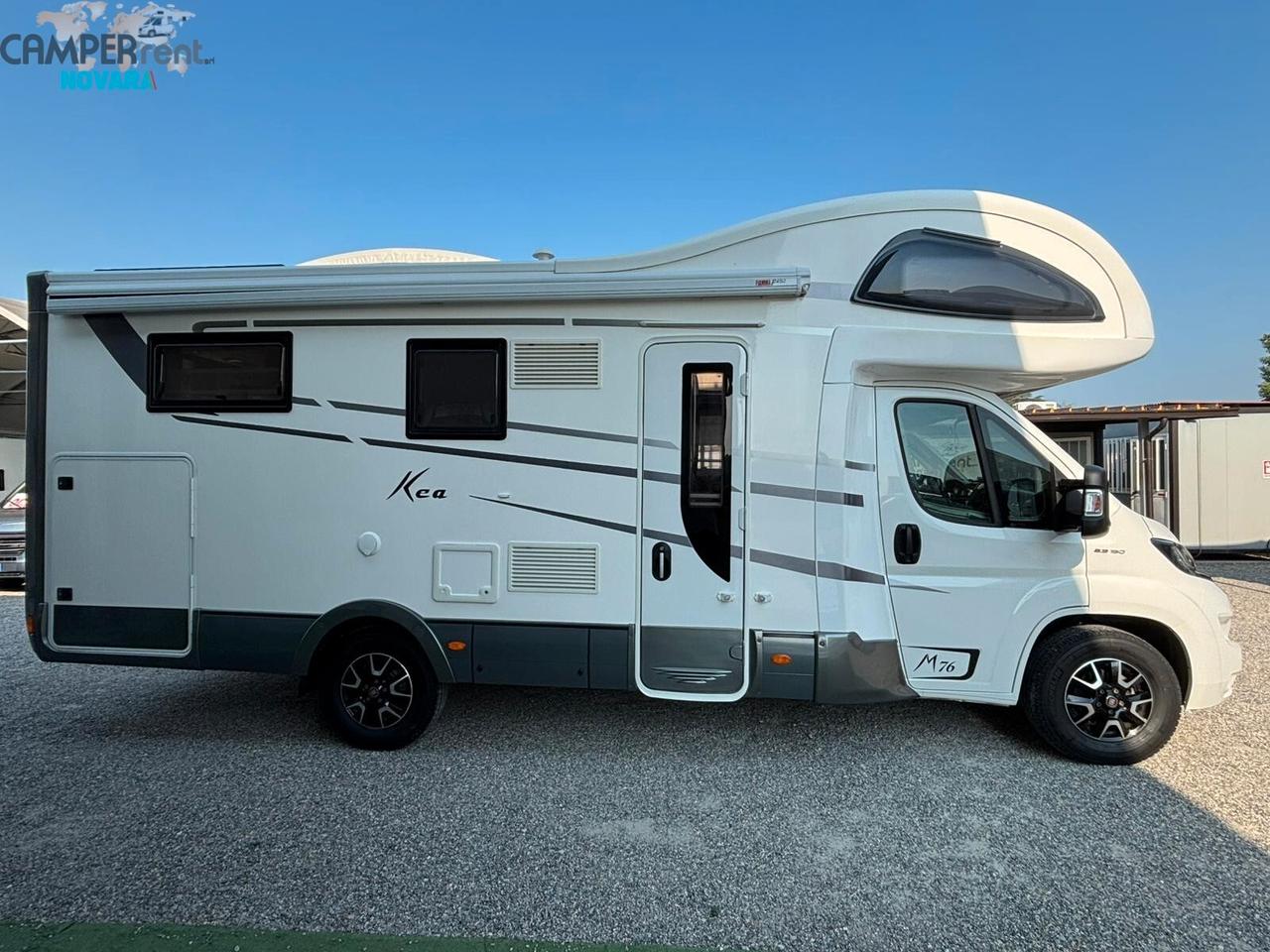 MOBILVETTA KEA M76 - mansardato con letti gemelli in coda ed ampio garage foro 94 x 117