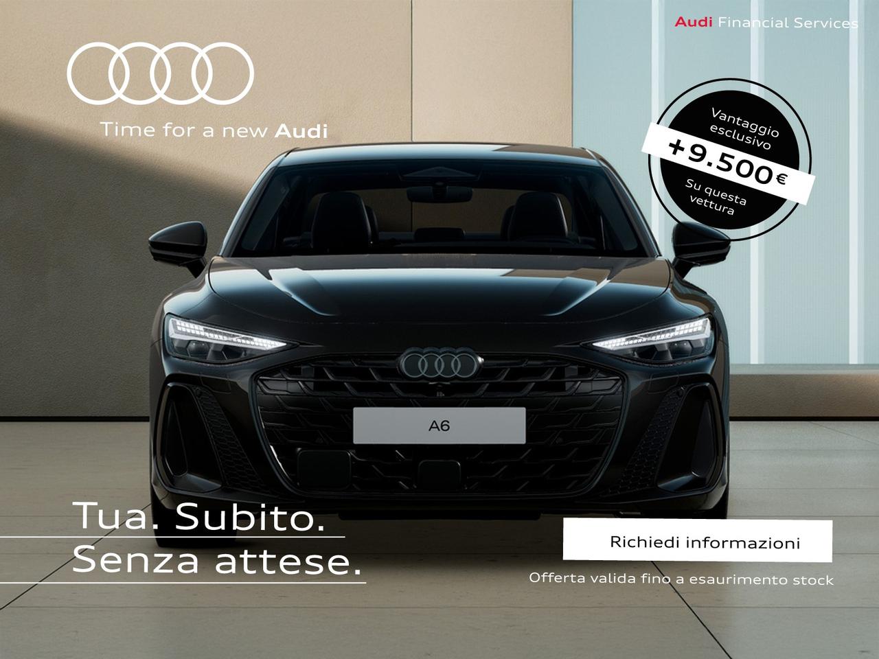 Audi A6 2.0 tdi mhev + s line edition quattro 204cv s-tronic