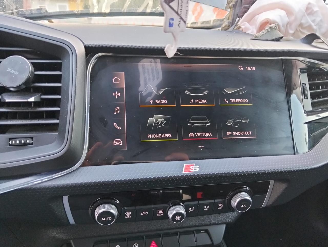 Audi A1 SPB 25 TFSI Identity Black 2019 SINISTRATA