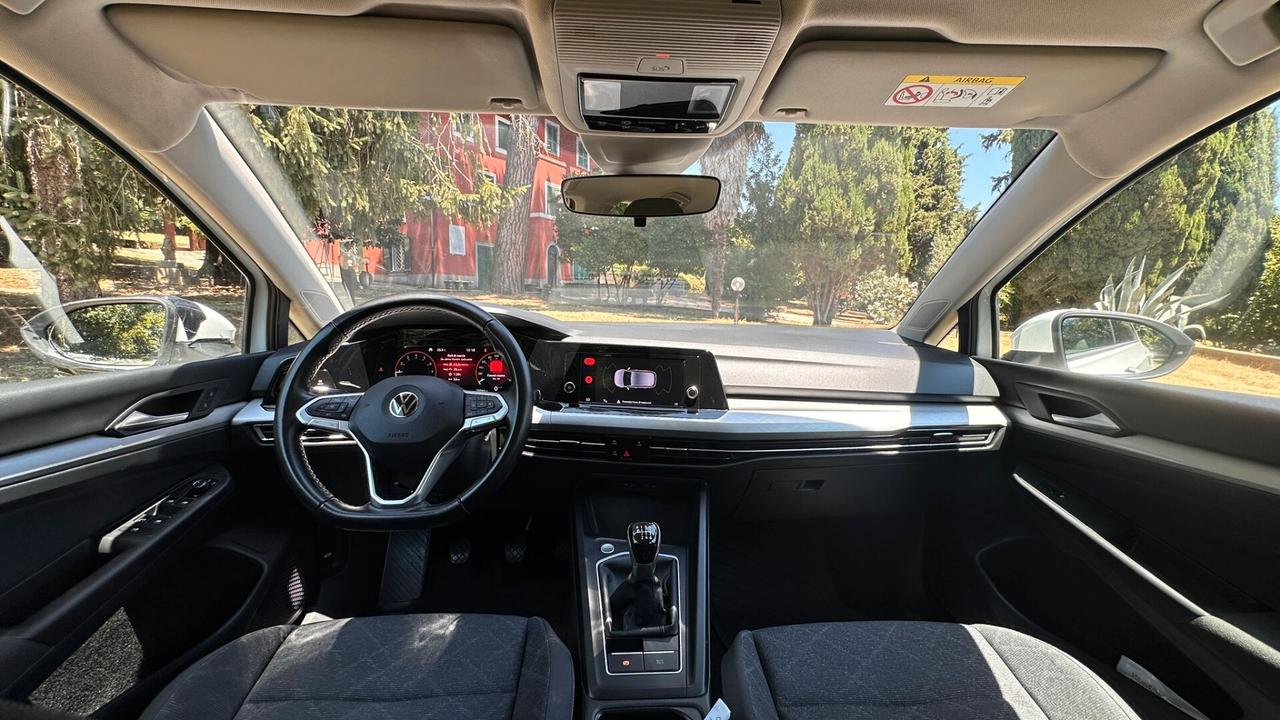 Volkswagen Golf 1.5 TGI Style 2021 PERFETTA NEOPATENT leggi testo