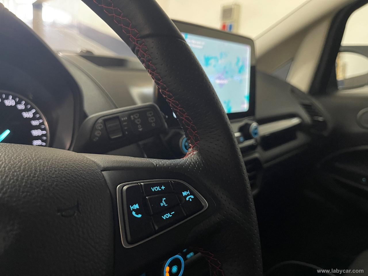 FORD EcoSport 1.0 EcoBoost 125 CV S&S ST-Line CARPLAY - PELLE ALCANTARA KM 54.613