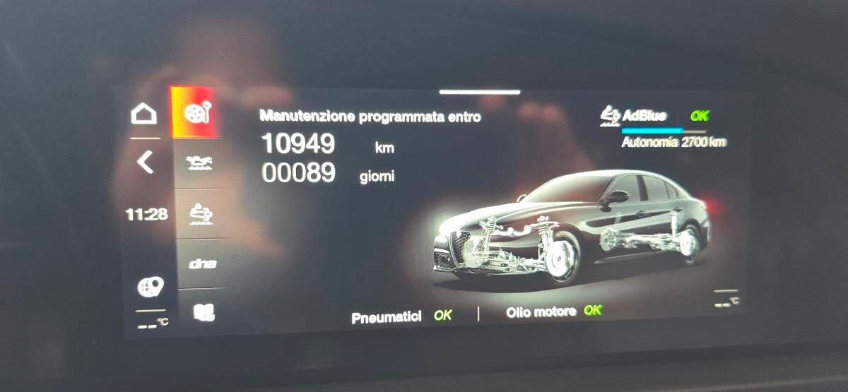 Alfa Romeo Giulia 2.2 t Competizione Q4 210cv auto * GAR 2ANNI ALFA*