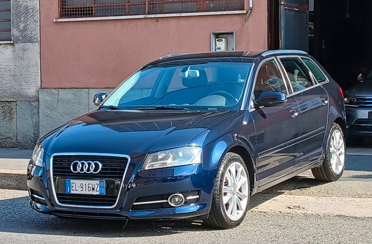 AUDI A3 SPB 1.600 TDI 90cv Km126.000