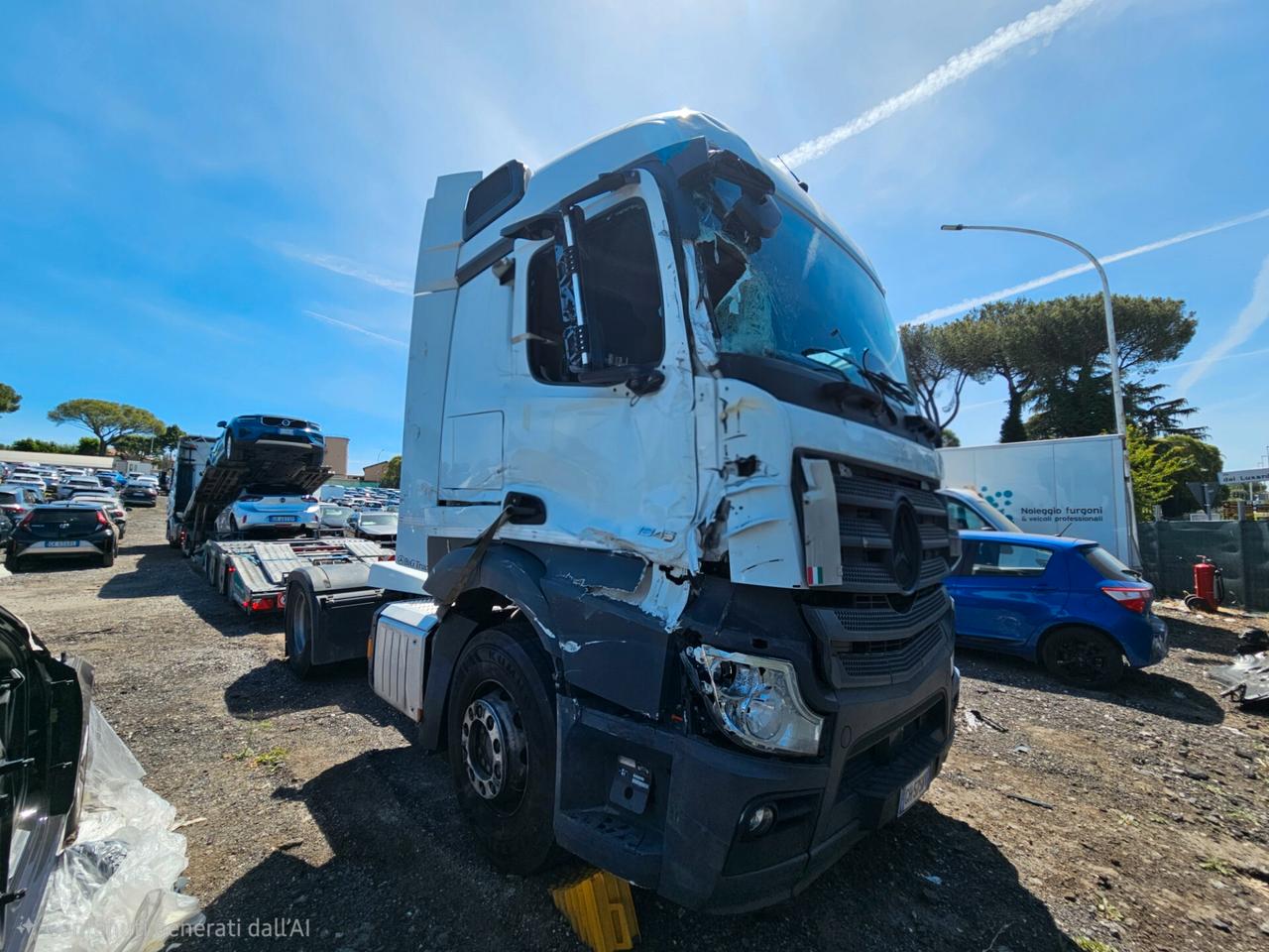 SINISTRATO Mercedes Benz ACTROS MOTRICE 1845