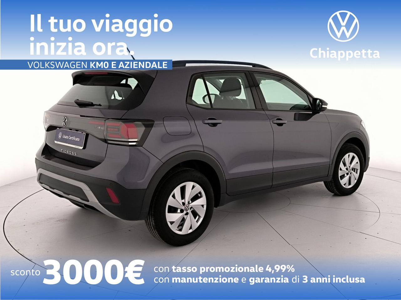 Volkswagen T-Cross 1.0 tsi life 95cv