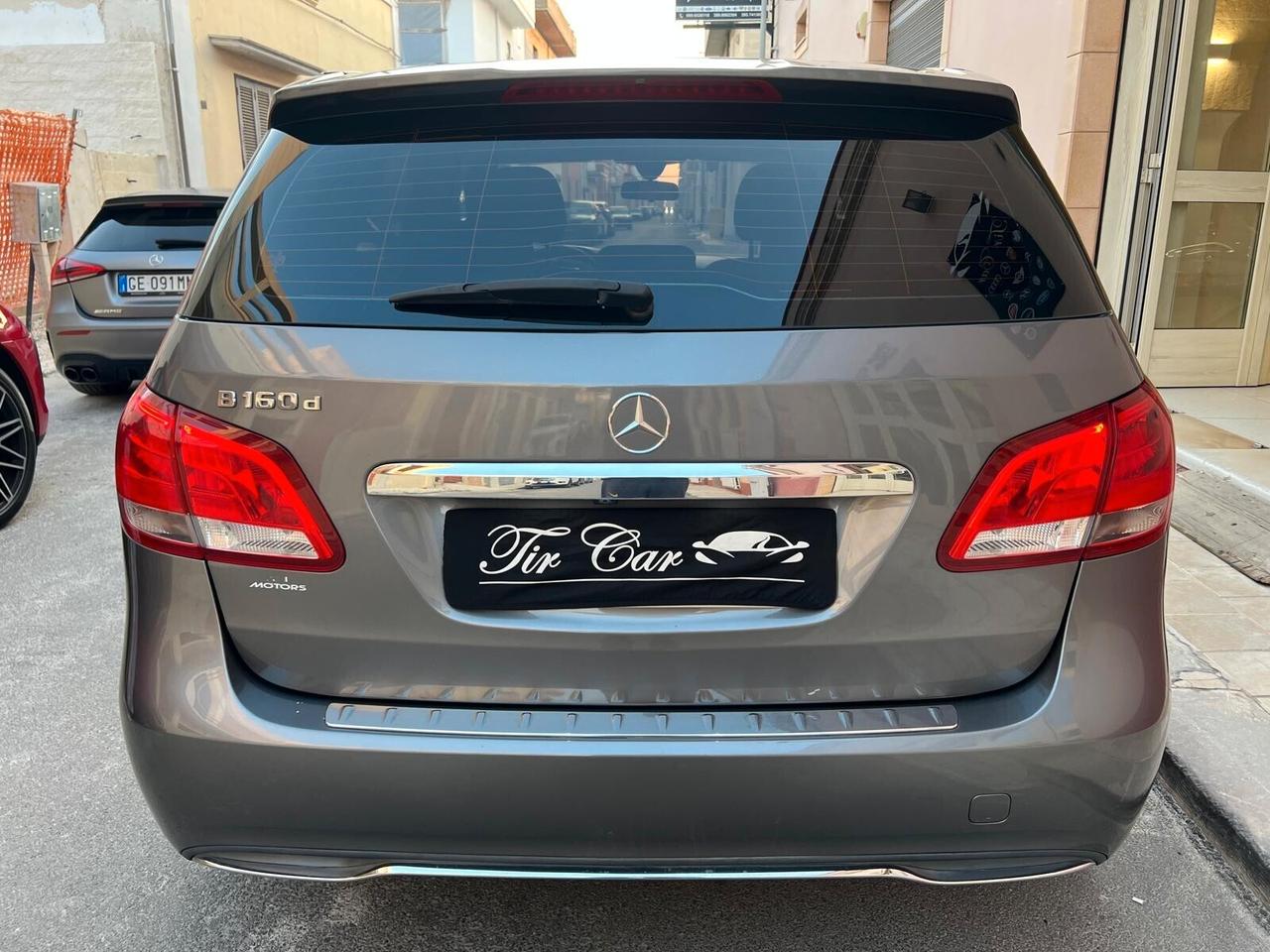 MERCEDES CLASSE B 160 1.5 SPORT 90CV NAVI CAM OK NEOPATENTATI ANNO 2016