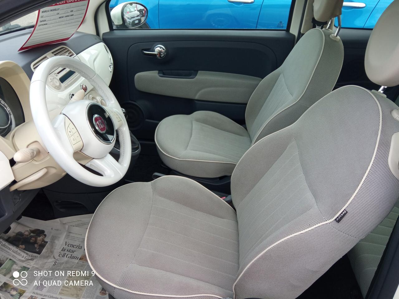 Fiat 500 1.2 Lounge 51KW GPL 3P TETTO PANORAMICO