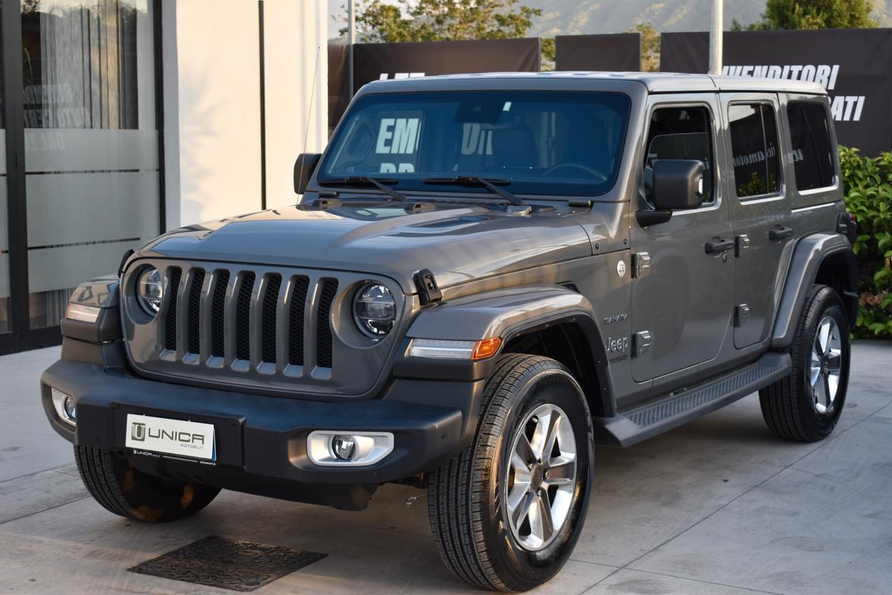 Jeep Wrangler Unlimited 2.2 Mjt 200 CV II SAHARA ITALIANA GOMME NUOVE