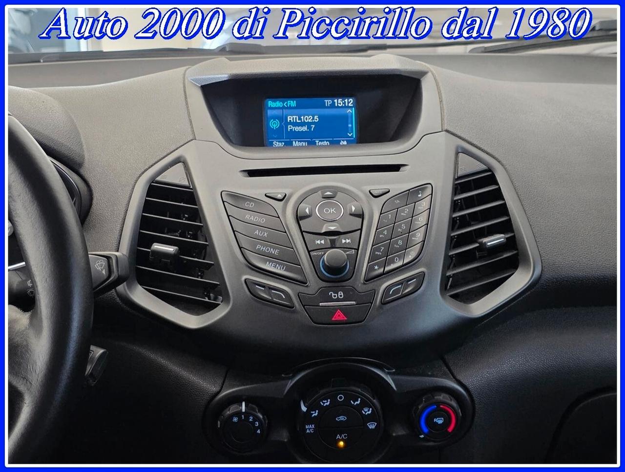 Ford EcoSport 1500 TDCi km tutti Certificati