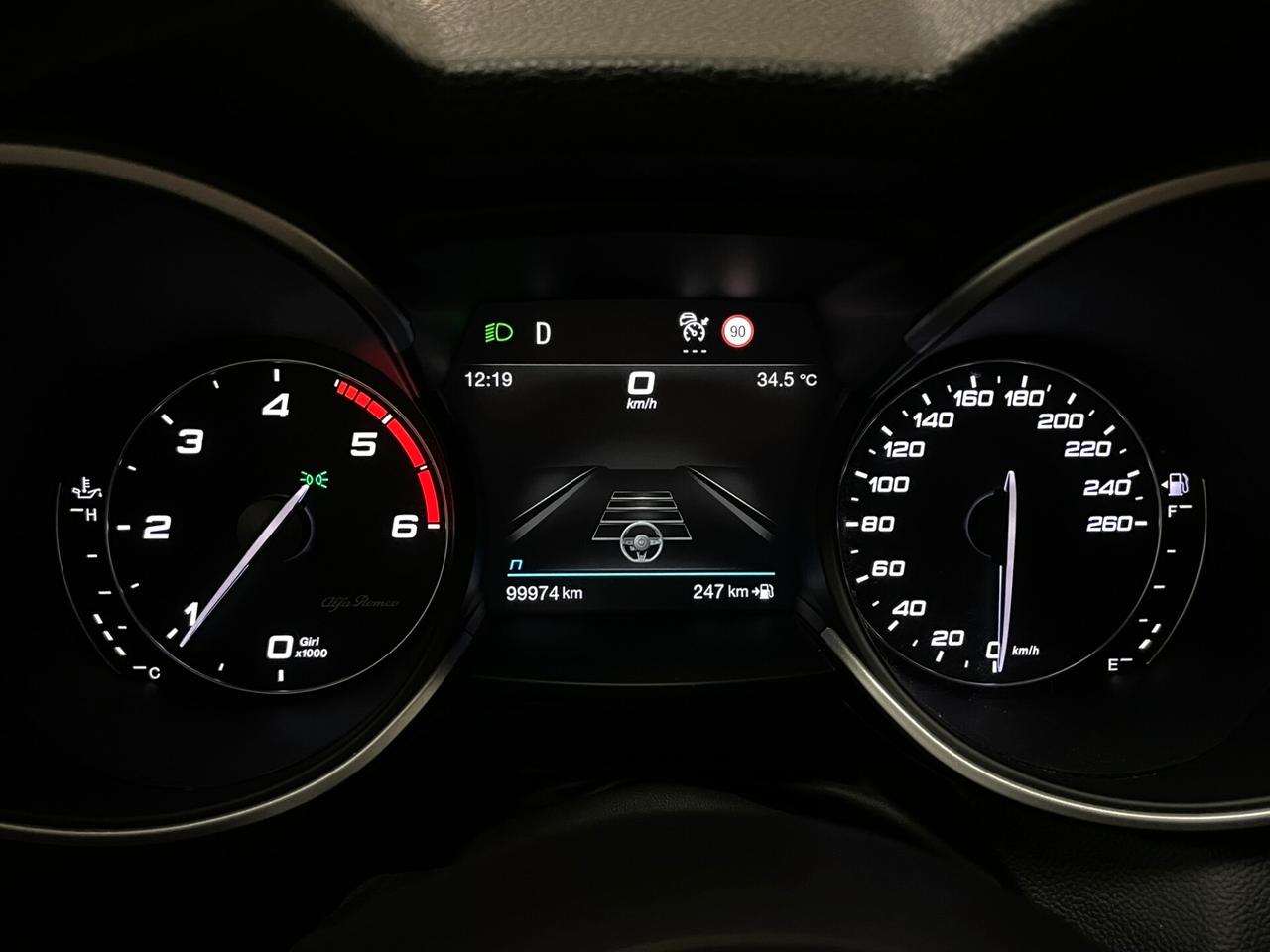 Alfa Romeo Stelvio 2.2 TD 210 CV VELOCE Q4 IMMATR. 29/12/2021 RUOTINO