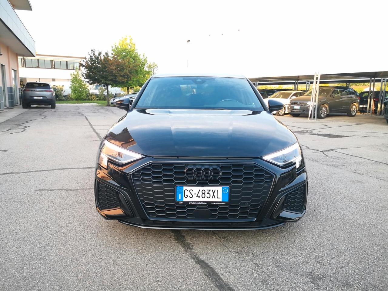 Audi A3 SPB 40 TFSI e S tronic Identity Black LINE ***TAGLIANDI AUDI***