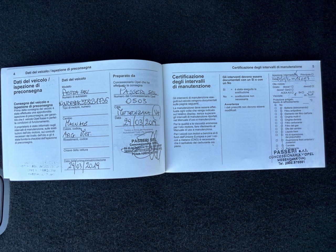 Opel Astra 1.6 CDTi 110CV. Garanzia 12mesi. Neopatentati