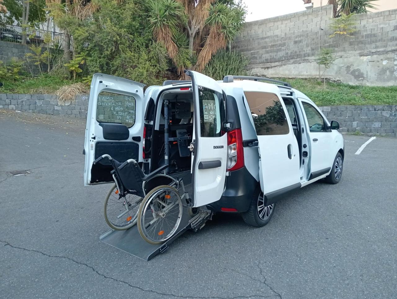 Dacia Dokker Pianale ribassato con rampa disabili in carrozzina