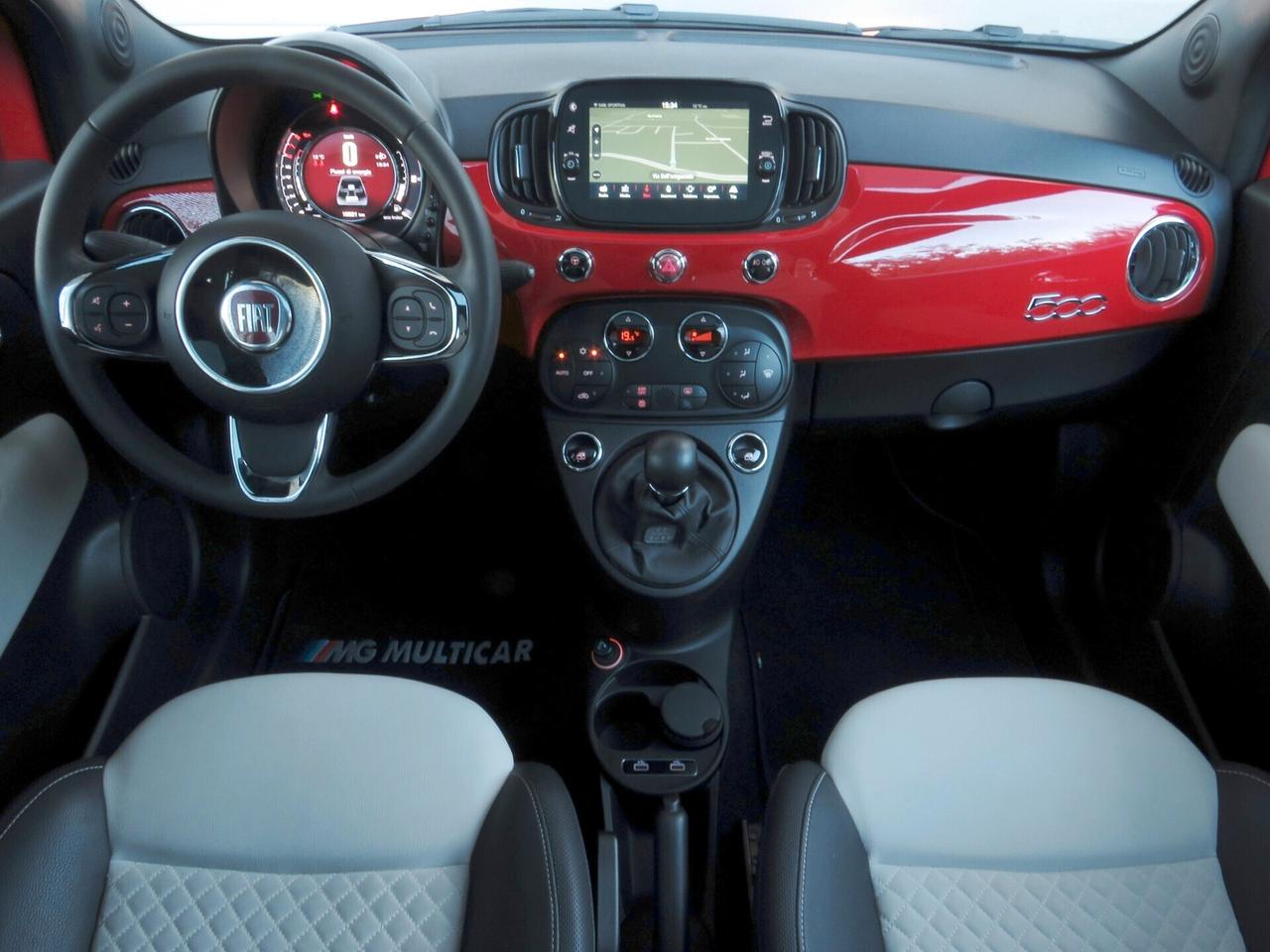 Fiat 500 1.0 hybrid Dolcevita. navi/cerchi16/clima aut